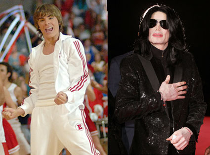 Zac Efron, High School Musical, Michael Jackson Zac Efron, High School Musical, Michael Jackson